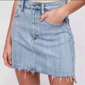 Aritzia Wilfred Free Denim Mini Skirt